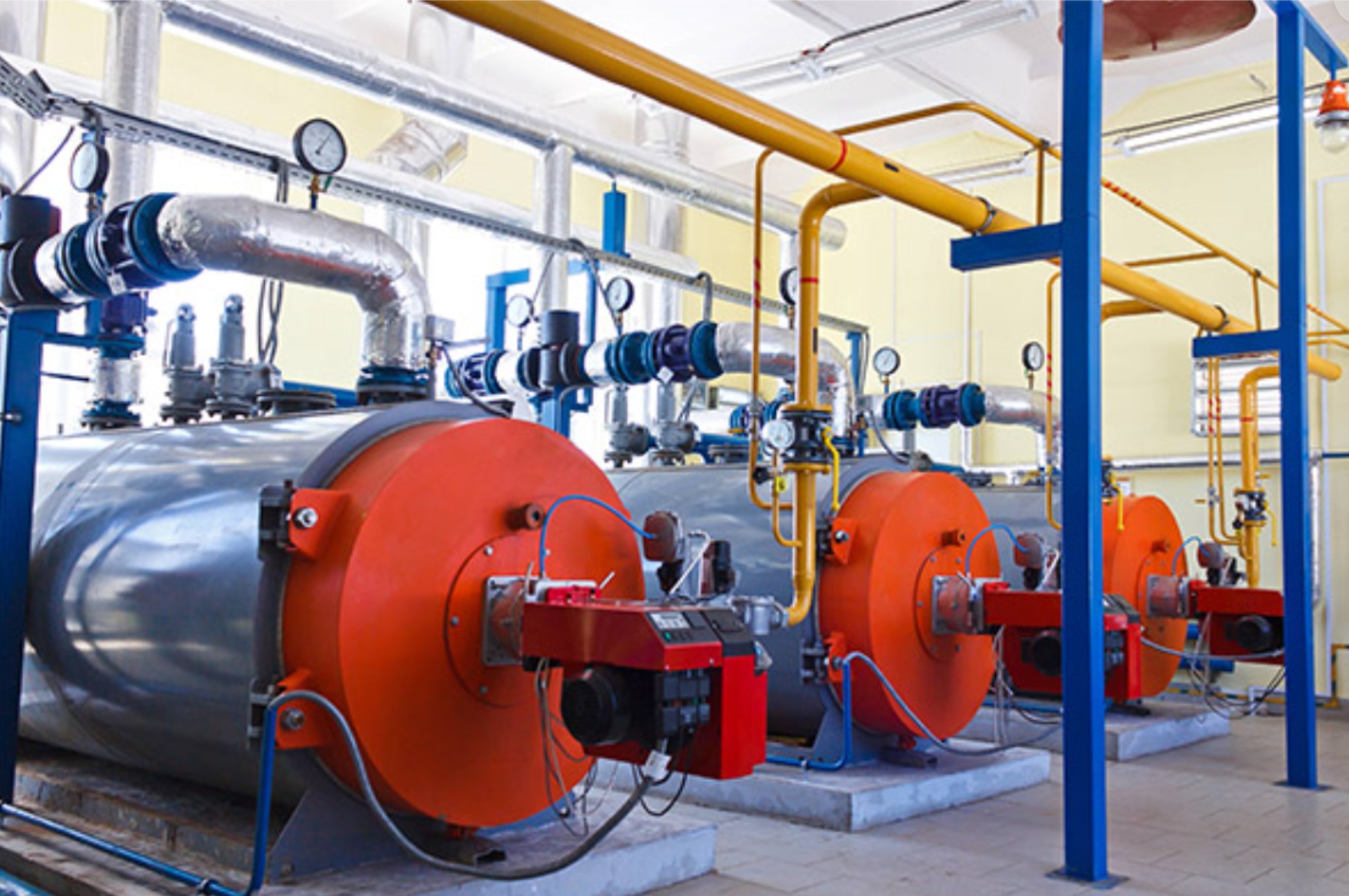 工业锅炉控制现场实景照片